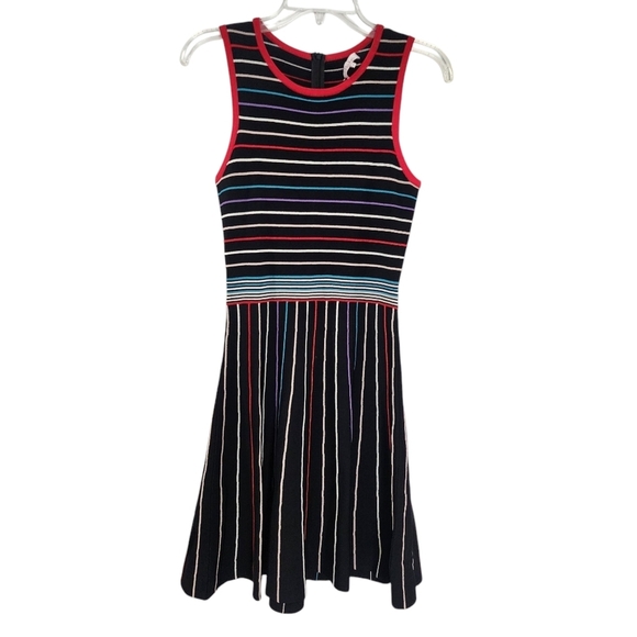 Parker Striped Multicolor Sleeveless Dress - Picture 4 of 8